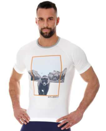 Koszulka termoaktywna męska CITY AIR BRUBECK® biała